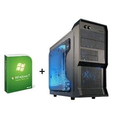 HeidePC� Gaming - VULCAN Pro - Lan Party SPIELER PC Sandy Bridge 1155 (Intel Quad Core i5-3570K mit offenen Multiplikator (4x 3.4) und 4x 3.8 GHz im TurboBoost) Turmk�hler Scythe Mugen 3, ASUS P8Z77-M PRO, 4GB DDR3, ATI Radeon HD 7770 1 GB, 1 TB HDD SATAIII 6GB/s, SSD 120 GB OCZ Agility 3 SATA III, 24x DVD&plusmn;RW Brenner mit Lightscribe, 10x Bluray Brenner, Xilence 600W 80+ sehr leise, NZXT Vulcan LAN Gaming Case, 2x L�ftersteuerung, inkl.Win7 HP 64 bit
