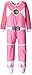 Power Rangers Big Girls' Fleece Blanket Sleeper, Pink, X-Small