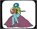 Mouse Pad with man, instrument, musical, troubador, Polynesia, playing, strings, Hawaii, sitting, holding, guitar