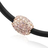 14k Pink Gold Pebble Natural Fancy Pink Diamond Pendant Necklace-1.00 carat