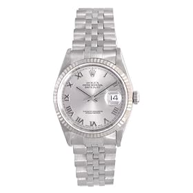 ROLEX OYSTER PERPETUAL DATEJUST, SS STEEL 18K