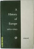 A history of Europe 1870-1950