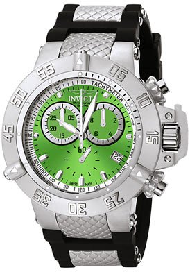 Invicta Men's 6049 Subaqua Collection Noma III Chronograph Black Rubber Watch