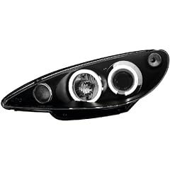 Dectane SWP02B Scheinwerfer Peugeot 206 99-02 2 Standlichtr. black