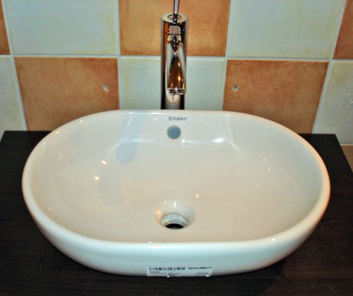 Plain basin 19 5/8 tap platform