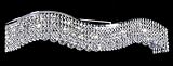 Crystal Wave Ten Light Bathroom Light