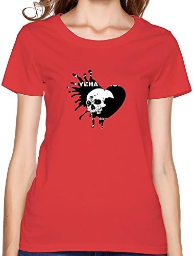 Waiiiam Woman EyeHateGod Slim Fit T-shirts Size M Red