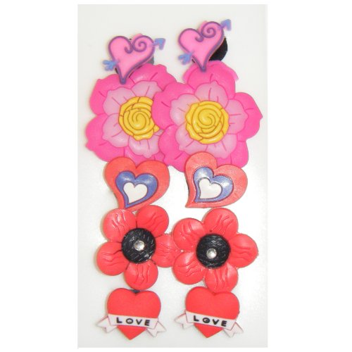 LOVE Crocs Buttons / Charms & Shoe Lace Tags - Set of 10