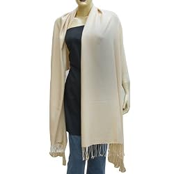 Silk Wool Scarf and Wrap Womens Accessory 80 x 28 inches