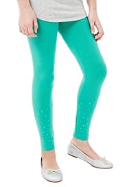 Limited Cotton Rich Diamanté Leggings with Stay New™