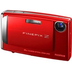 FujiFilm FinePix Z10fd Digitalkamera (7 Megapixel, 3-fach opt. Zoom, 6,4 cm (2,5 Zoll) Display) rot-metallic