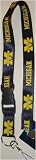 MICHIGAN WOLVERINES BREAKAWAY VELCRO NYLON LANYARD