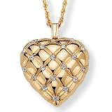 Crystal Heart Locket