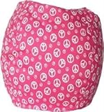 Bean Bag Boys BB-35-TP-PEACE-PINK Bean Bag Peace Pink