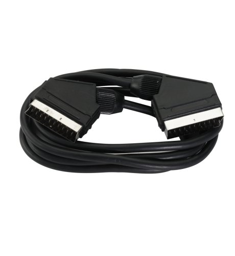 1.5m Nickel-Plated Scart Lead