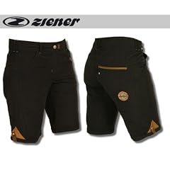 ZIENER Damen MTB Bermuda Fahrradhose Hose FLORIS BLACK