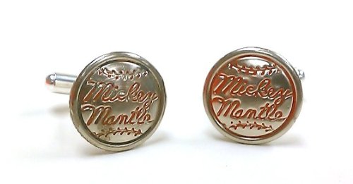 Blue Jean Button Cufflinks Made from Authentic Mickey Mantle Western Jeans
