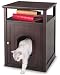 HomeZone MDF Kitty Litter House, Espresso