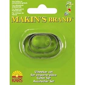 Set of 3 Oval Cutters (2-4cm)