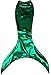 Kid Little Girl 3pcs Mermaid Tail Swimmable Costume Swimsuit Long Princess Dress