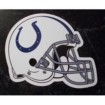 Indianapolis Colts Helmet Logo NFL Car Magnet (Quantity of 1)