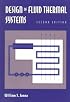 Design of Fluid Thermal Systems