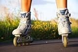 Wallmonkeys Peel and Stick Wall Decals - Rollerblades / Inline Skates - Removable Graphic
