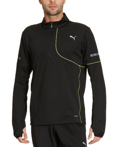 PUMA Herren T-Shirt langarm Windblock, black, M, 507018 01 Preisvergleich