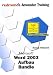 MS Word 2003 Aufbau. redmond's Computer Based Training - CBT