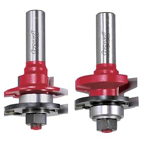 Click here to buy Freud 99-264 11 16-Inch Bevel Rail and Stile Bit Set by Freud.