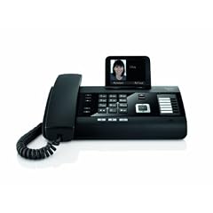 Gigaset DL500A Schnurgebundenes Komfort-Telefon mit Anrufbeantworter schwarz