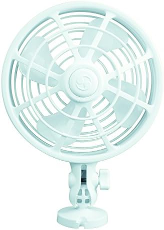 Caframo Camano 12V Single Speed Fan, Small, White