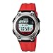 Casio Women's W211-4AV Digital Red Resin Strap Watch