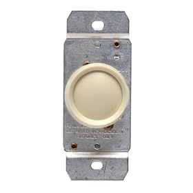 Leviton 836-6683I Trimatron Deluxe Push ON Push OFF 3-Way Rotary Dimmer by
