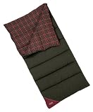 Wenzel Oversize Hollow Core Rectangular 5-Degree Sleeping Bag (Forest Green/Brown)