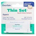 DenTek Thin Set Cap & Crown Cement (2 Pack)