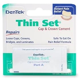 DenTek Thin Set Cap & Crown Cement (2 Pack)