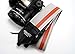 The COUCH White and Orange Racer X Camera Strap