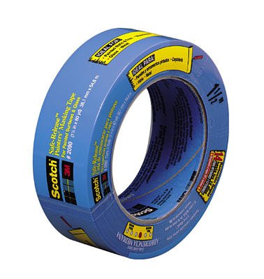 3M 2090-1-1-2 Scotch Safe-Release Painters' Masking Tape For Painted Surfaces and Glass *Blue* 1-1/2 x 60 Yard Roll