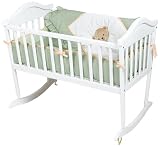 Lambs & Ivy Dream Teddy Cradle Set 18x36