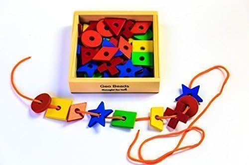Geo Beads - Fun Learning Toy Aids Hand Eye Coordination