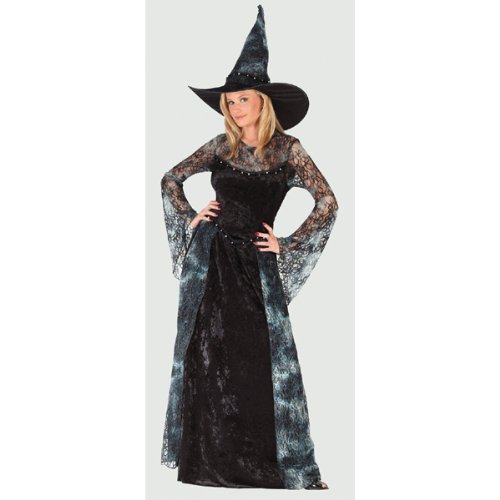 Midnight Sorceress Witch Costume (Women's Adult Medium Large 8 - 14) Midnight Sorceress Witch Costume (Women's Adult Medium Large 8 - 14)