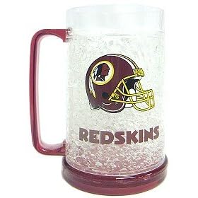 <b>Washington Redskins Crystal Freezer Mug</b>