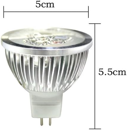 ZONO® Dimmable Environmentally Friendly Ac 12v Dc 12v 6watt Led Lamp Cup 3x2w Led Light Mr16 Base Dimming