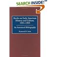 Books on Early American History and Culture, 1991-1995: An Annotated Bibliography (Bibliographies and Indexes in... by  Raymond D. Irwin