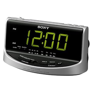 Sony ICF-C492 Large Display AM FM Clock Radio
