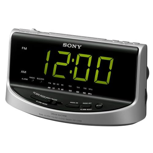 Sony ICF-C492 Large Display AM/FM Clock Radio by Sony