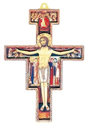 Wall Crucifix - 7" Height - San Damiano - IMPORTED FROM ITALY