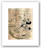 (11x14) Walt Disney Bathtime Fun Mickey Mouse Art Print Poster