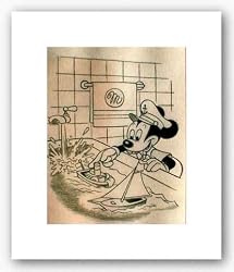 Bathtime Fun by Walt Disney 8"x6.25" Art Print Poster Disney